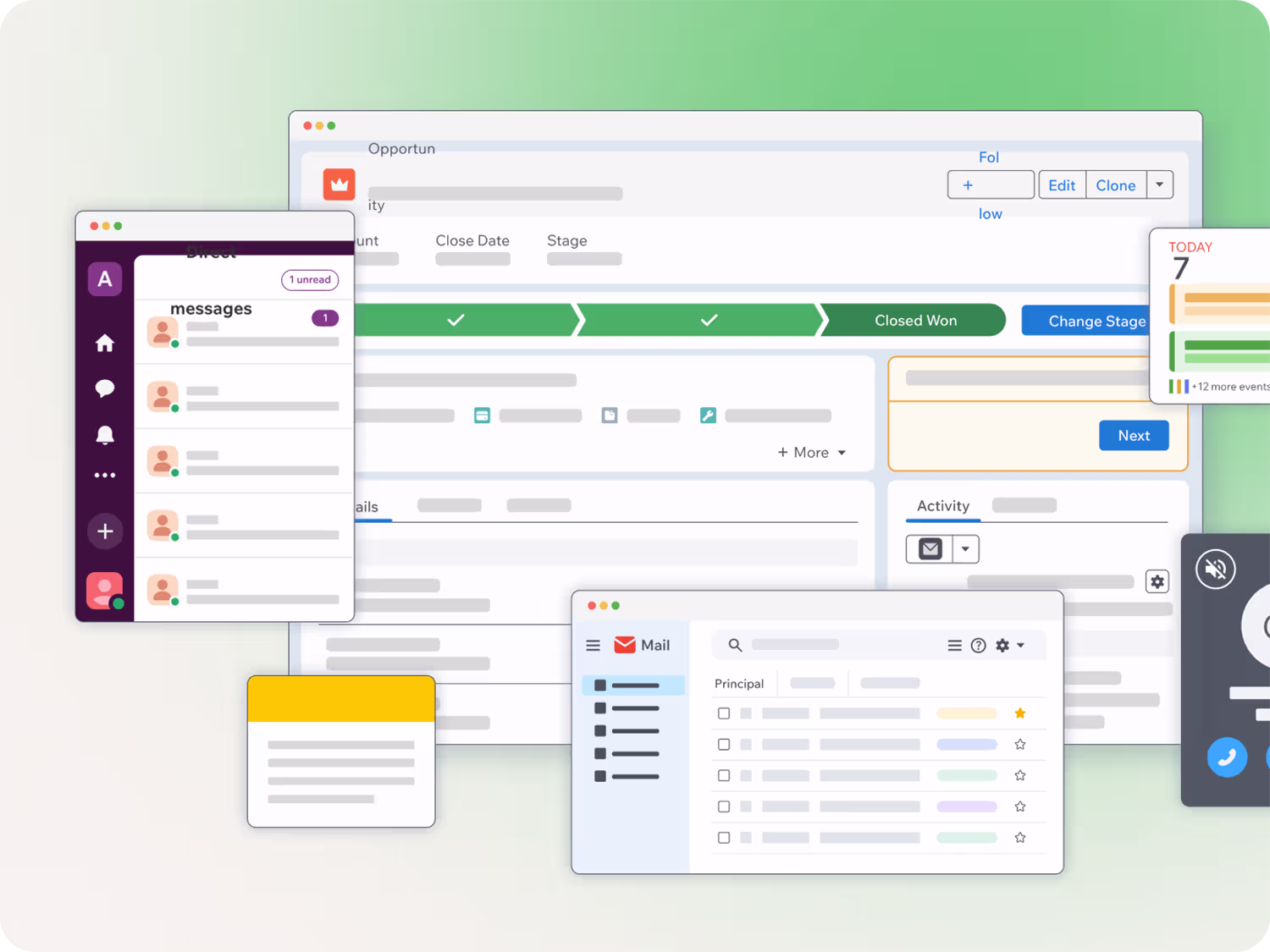 Pod agent context connected to sales data and playbooks